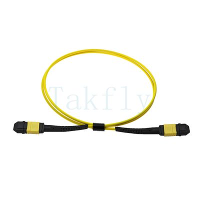 Patch cord MPO APC Fanout de 12 núcleos – macho para fêmea, baixa perda