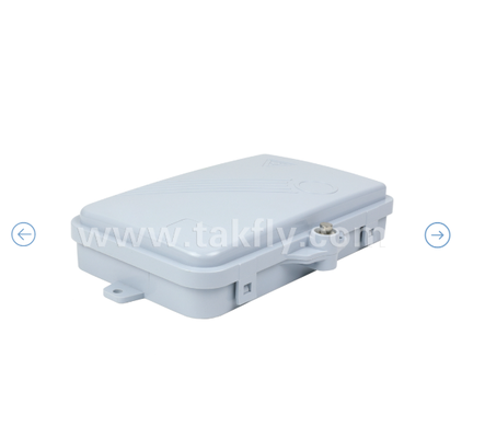 Caixa de terminação de fibra óptica FTKS-1805-04A, 4 SC/APC SM SX Adaptador, Pigtail instalado, FTTH FTTx Splicing Distribution Splitting Storage Cable Management Enclosure