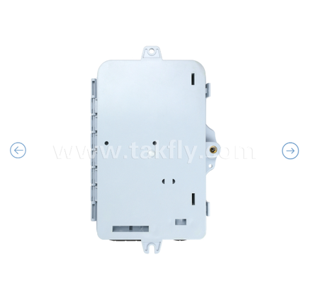 Caixa de terminação de fibra óptica FTKS-1805-04A, 4 SC/APC SM SX Adaptador, Pigtail instalado, FTTH FTTx Splicing Distribution Splitting Storage Cable Management Enclosure