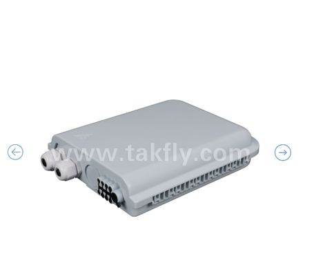 Caixa de terminação FTKS-1805-8E com adaptador SC/UPC SM SX de 8 PCS e cauda de porco totalmente instalada
