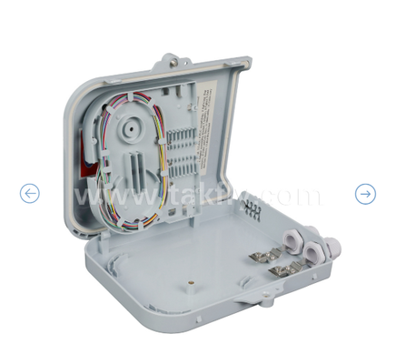 Caixa de terminação FTKS-1805-8E com adaptador SC/UPC SM SX de 8 PCS e cauda de porco totalmente instalada