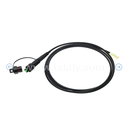Mini SC IP67 Pigtail à prova d'água GJYFXJH, Outdoor Fiber Pigtail