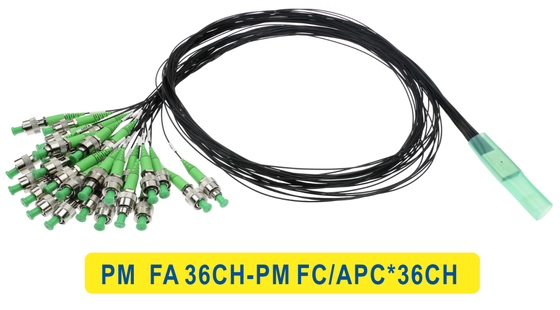 Polarização-Manutenção PM FA 36CH para PM FC APCx36CH Fibra Array