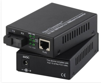 10/100/1000Base-TX para 1000Base-FX SC Single Fiber Media Converter