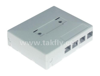 Mesa de 4 portas da caixa de mesa FTTH montada para telecomunicações de rede e LAN/WAN da China