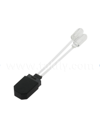 MT-2FA Fiber Array Unit   MT Ferrule Input to V-Groove Fiber Array Output, Low Insertion Loss, para transceptores ópticos 400G/800G e acoplamento de fotônica de silício.