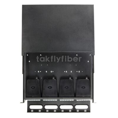 Takfly 1U / 2U Sliding Patch Panel ¢ High-Density Plug-and-Play MTP / MPO para LC Cassette para até 192 fibras