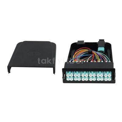 Takfly 1U / 2U Sliding Patch Panel ¢ High-Density Plug-and-Play MTP / MPO para LC Cassette para até 192 fibras
