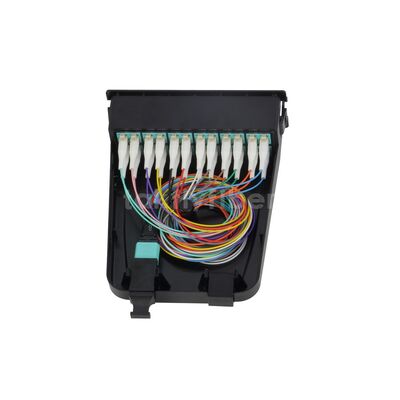 Takfly 1U / 2U Sliding Patch Panel ¢ High-Density Plug-and-Play MTP / MPO para LC Cassette para até 192 fibras