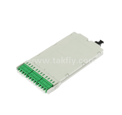 MPO/MTP para LC módulo de cassete pré-terminado ∙ 12 núcleos, painel frontal duplex LC, adaptador traseiro MPO, plug-and-play para cablagem de data center de alta densidade