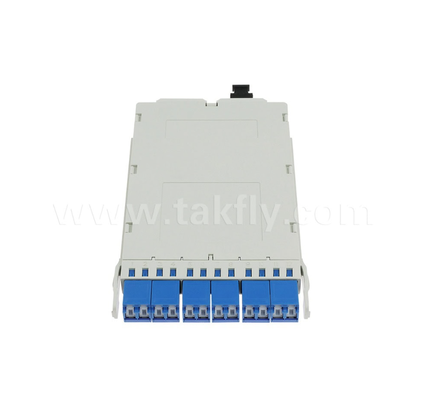 MPO/MTP para LC módulo de cassete pré-terminado ∙ 12 núcleos, painel frontal duplex LC, adaptador traseiro MPO, plug-and-play para cablagem de data center de alta densidade
