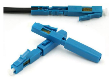 Conector rápido de fibra instalável em campo LC/UPC montado em campo FTTH (UPC incorporado) para cabo pendente interno