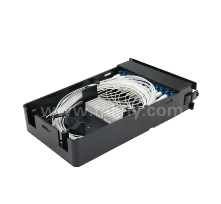 Módulo de cassete pré-terminado TK-HRM-04, 12C/24C, modo duplo: LC Pigtail Fusion ou MPO-LC Gerenciamento de cassetes, Plug-and-Play para cablagem de centros de dados