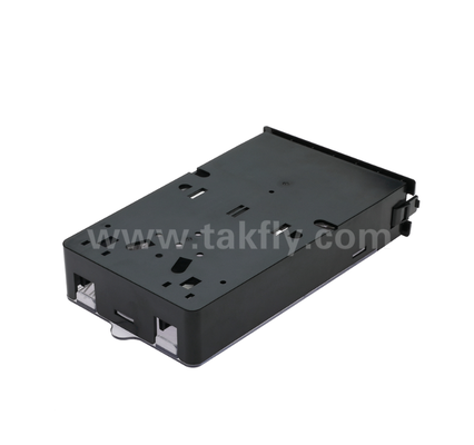 Módulo de cassete pré-terminado TK-HRM-04, 12C/24C, modo duplo: LC Pigtail Fusion ou MPO-LC Gerenciamento de cassetes, Plug-and-Play para cablagem de centros de dados