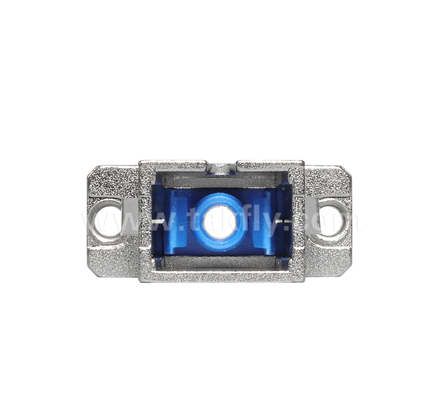 Adaptador de Fibra de Metal SC Simplex ¢ Casamento de metal durável, baixa perda de inserção, resistente a altas e baixas temperaturas, para conexões de cabo-a-cabo e cabo-a-equipamento de fibra óptica