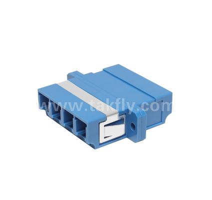 Adaptador de Quad Fiber LC ∙ 4× LC Duplex, design de economia de espaço, para conexão de cabo a cabo e cabo a equipamento