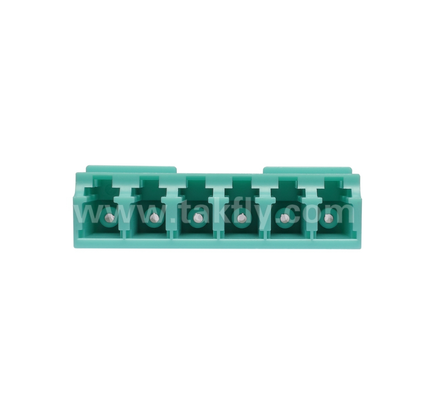 Adaptador LC de 6 vias 6 em 1 LC Duplex, Adaptador de fibra de alta densidade, baixa perda de inserção, para Data Center e FTTx High-Density Patching