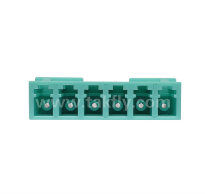 Adaptador LC de 6 vias 6 em 1 LC Duplex, Adaptador de fibra de alta densidade, baixa perda de inserção, para Data Center e FTTx High-Density Patching