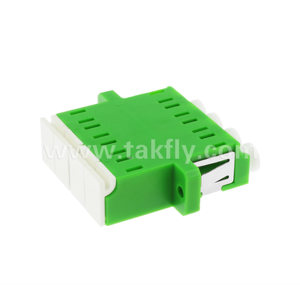 Adaptador de Obturador Interno LC Quad 4 em 1 APC LC Duplex com Obturador Integrado, Protege os Olhos do Laser de Fibra Ótica, Compatível com a IEC e RoHS, para Data Center e Conexões de Fibra de Alta Potência