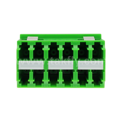 Adaptador LC-LC de alta densidade de 12 portas ∙ 12 núcleos, transmissão de dados multicanal, baixa perda de inserção, para centros de dados e redes de fibra de alta velocidade