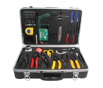 Kit de ferramentas de terminação de fibra óptica multifuncional FTTX para manutenção, instalação e solução de problemas