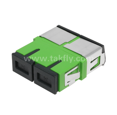Adaptador duplex SC com obturador dianteiro