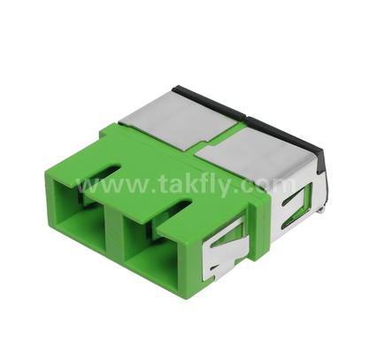 Adaptador duplex SC com obturador dianteiro
