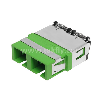 Adaptador duplex SC com obturador dianteiro