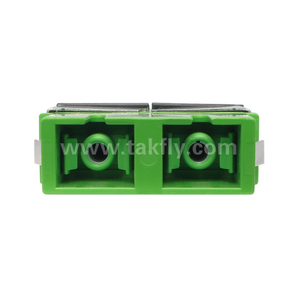 Adaptador duplex SC com obturador dianteiro