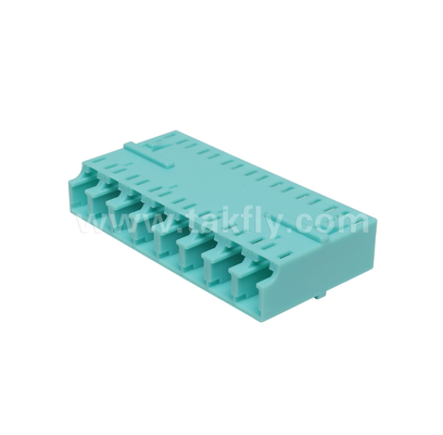 Adaptador LC de 8 vias 8 em 1 LC Duplex, Adaptador de fibra de alta densidade, baixa perda de inserção, para Data Center e FTTx High-Density Patching