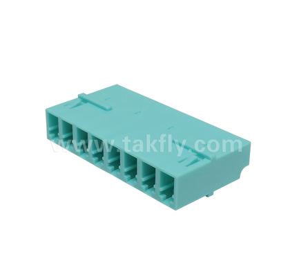 Adaptador LC de 8 vias 8 em 1 LC Duplex, Adaptador de fibra de alta densidade, baixa perda de inserção, para Data Center e FTTx High-Density Patching