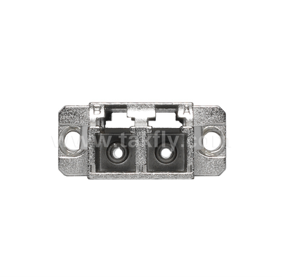 Adaptador de metal duplex LC ¢ Casas metálicas duráveis, intercambiáveis, para cabo a cabo e cabo a equipamento