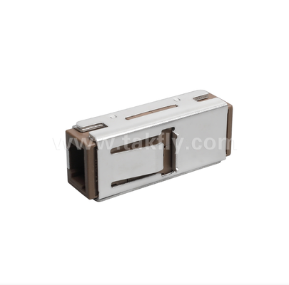 Adaptador MU Simplex ️ Design compacto, baixa perda de inserção, manga de zircônio de precisão, para conexões de fibra de alta densidade