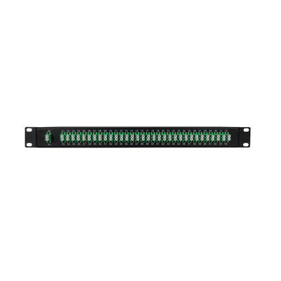 OEM 1U 19Inch 2x64 Rack Mount LC Fiber Optic PLC Splitter para Data Center FTTx
