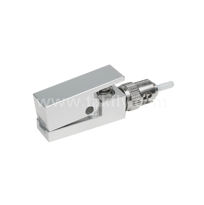 Adaptador de fibra nua tipo quadrado ST – livre de epóxi, reutilizável, baixa perda de inserção, para aplicações de teste e medição de fibra óptica