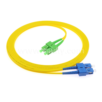 SC-SC Simplex & Duplex Fiber Optic Patch Cord ¢ SM/MM, para interconexão de rede óptica confiável