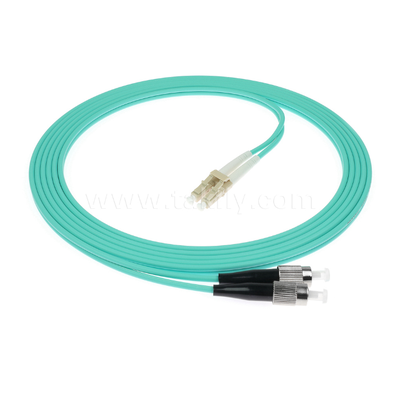 Cordão híbrido de fibra de LC-FC ¢ Simplex/Duplex, single-mode e multimode, para interconexão de rede flexível