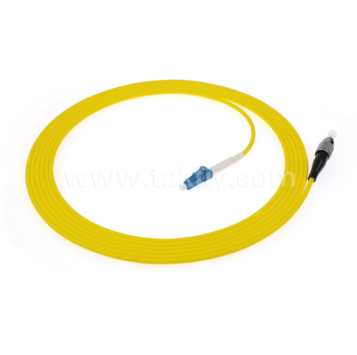Cordão híbrido de fibra de LC-FC ¢ Simplex/Duplex, single-mode e multimode, para interconexão de rede flexível