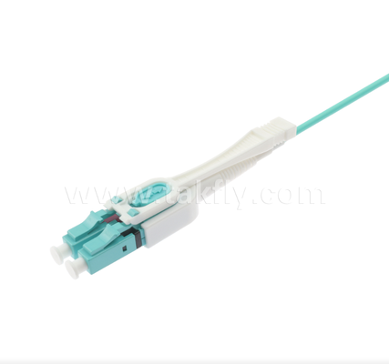 LC Push-Pull Uniboot Fibra Óptica Patch Cord ️ Um tubo de dois núcleos, Polaridade Intercâmbio, para montagem de alta densidade e aplicações de Data Center
