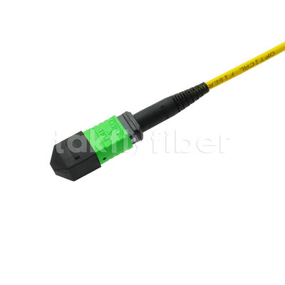 MPO MTP Patchcord SM Trunk Cable 12F Fibra Ótica para Data Center AI Telecom FTTX Cablagem