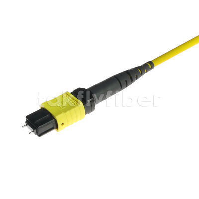 MPO MTP Patchcord SM Trunk Cable 12F Fibra Ótica para Data Center AI Telecom FTTX Cablagem