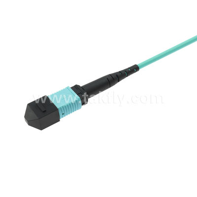 MPO MTP Patchcord MM OM3 Trunk Cable 12F Fibra Óptica para Data Center AI Telecom Cabling