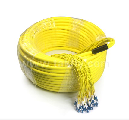 96-Core LC-LC Pre-terminated Breakout Patch Cord ¢ High-Density, Custom Breakout Configurations (Bare Fiber / 0.9mm / 2.0mm / 3.0mm), para Data Center e Aplicações Indoor/Outdoor