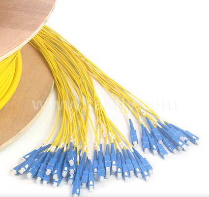 48-Core SC-SC Pre-terminated Breakout Patch Cord ¢ High-Density, Custom Breakout Configurations (Bare Fiber / 0.9mm / 2.0mm / 3.0mm), para Data Center e Aplicações Indoor/Outdoor
