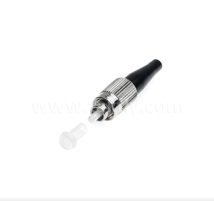 Conector de fibra óptica FC √ Fecho de parafuso roscado, baixa perda de inserção, alta resistência a vibrações