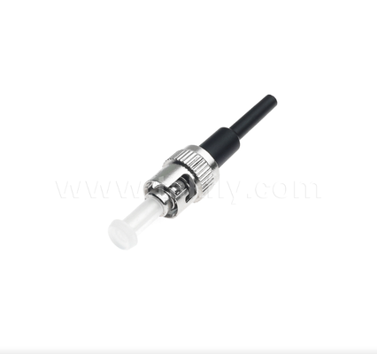 ST Conector de fibra óptica Bayonet Twist-Lock, baixa perda de inserção, compatível com multimodo/singlemodo