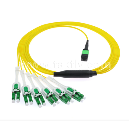 MPO/MTP-LC Uniboot Patch Cord – Dual LC em uma bota, polaridade reversível, design que economiza espaço