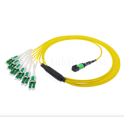MPO/MTP-LC Uniboot Patch Cord – Dual LC em uma bota, polaridade reversível, design que economiza espaço