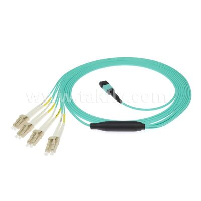 Cabo de Fibra Óptica Patchcord de Breakout MPO/MTP-LC para Cabeamento de Data Center AI FTTx