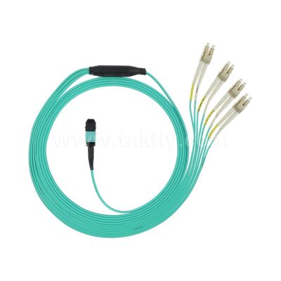 Cabo de Fibra Óptica Patchcord de Breakout MPO/MTP-LC para Cabeamento de Data Center AI FTTx